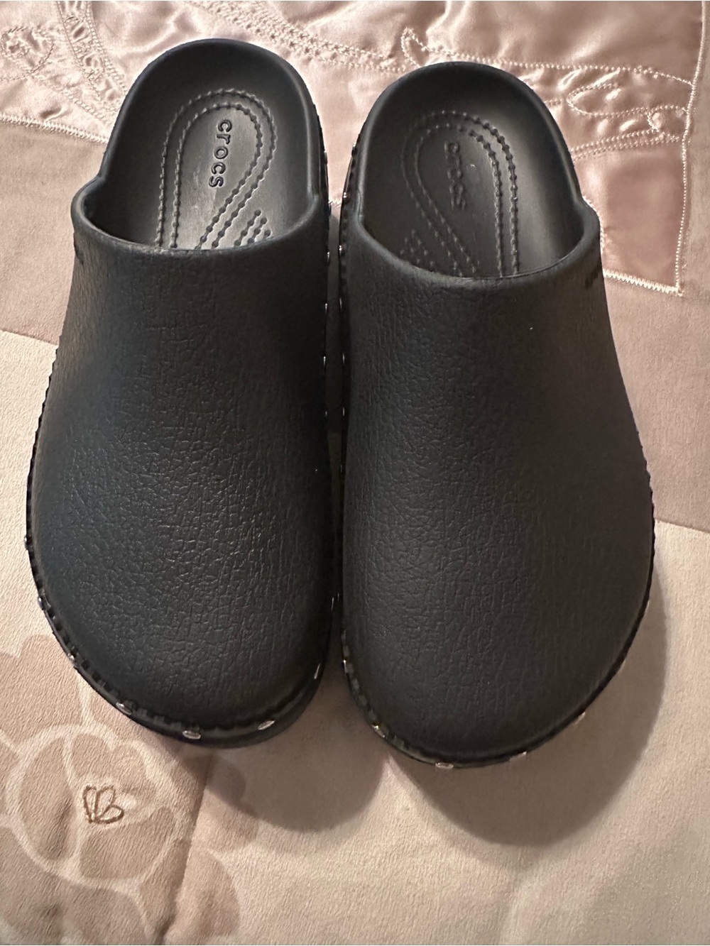 CROCS Dylan Platform Studded Clog Size 5 New w/o tag!!